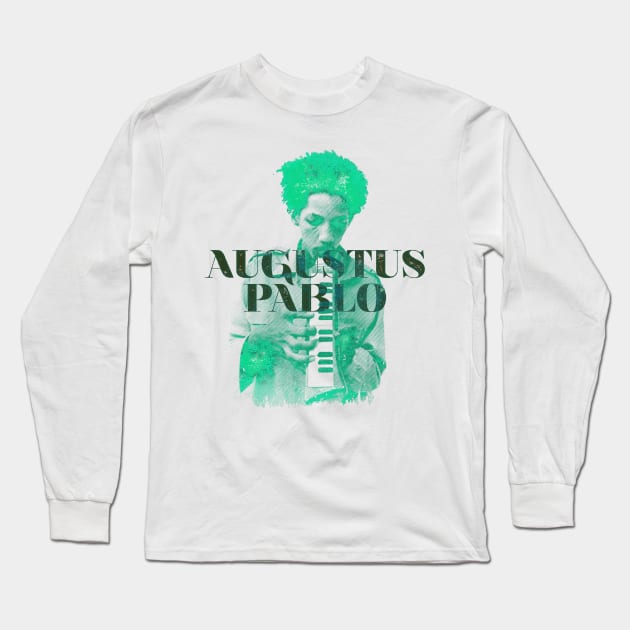 augustus pablo Long Sleeve T-Shirt by HAPPY TRIP PRESS